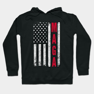 MAGA Flag Donald Trump 2024 T-shirt Presidential Election Hoodie